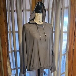 Katherine Mason Gray Hooded Pullover